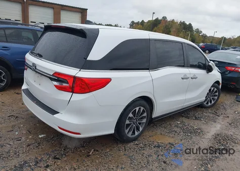 2021 Honda Odyssey Ex-L z USA, uszkodzony, nr VIN 5FNRL6H76MB008873